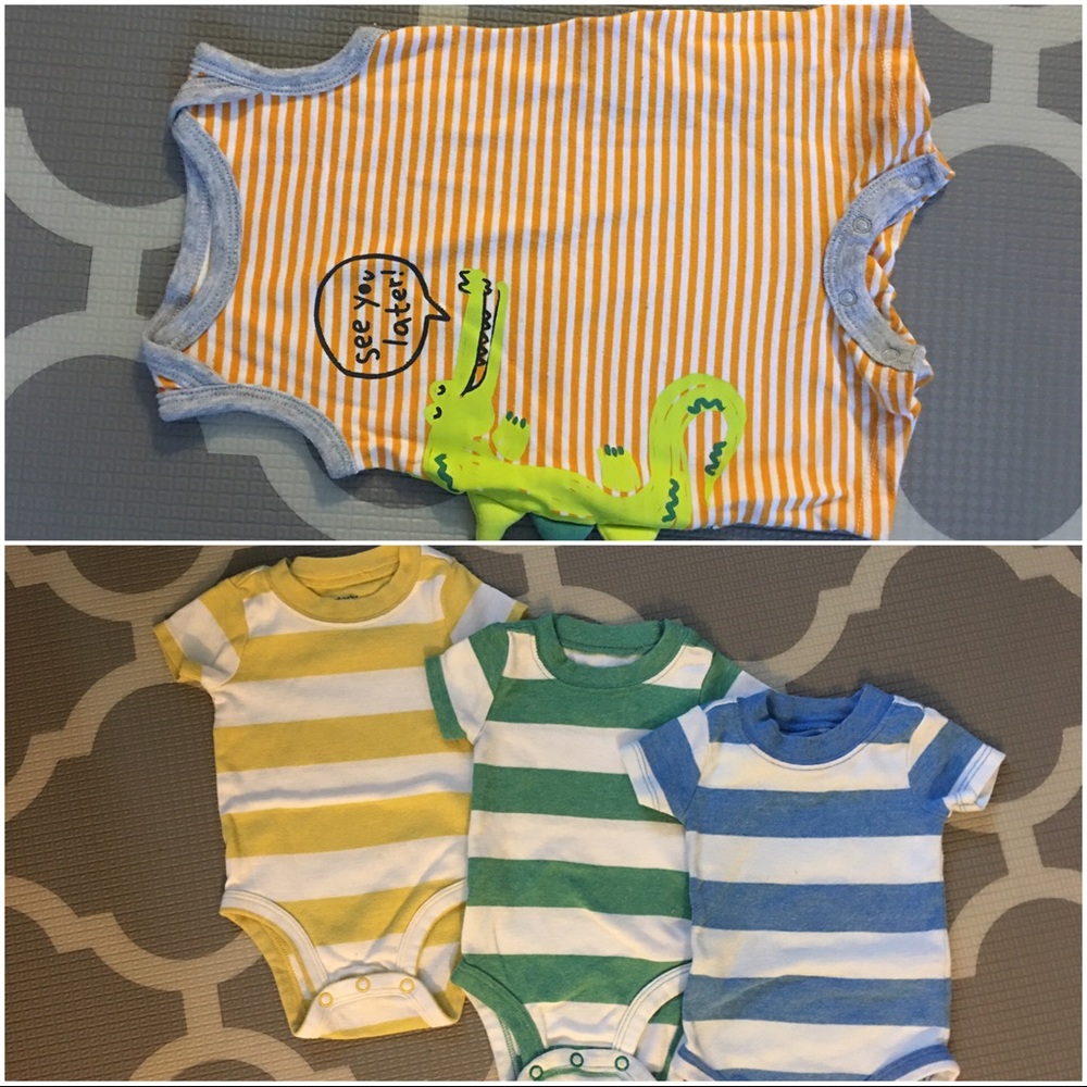 3 Months Comfy Baby Clothes Lot - 4 pieces